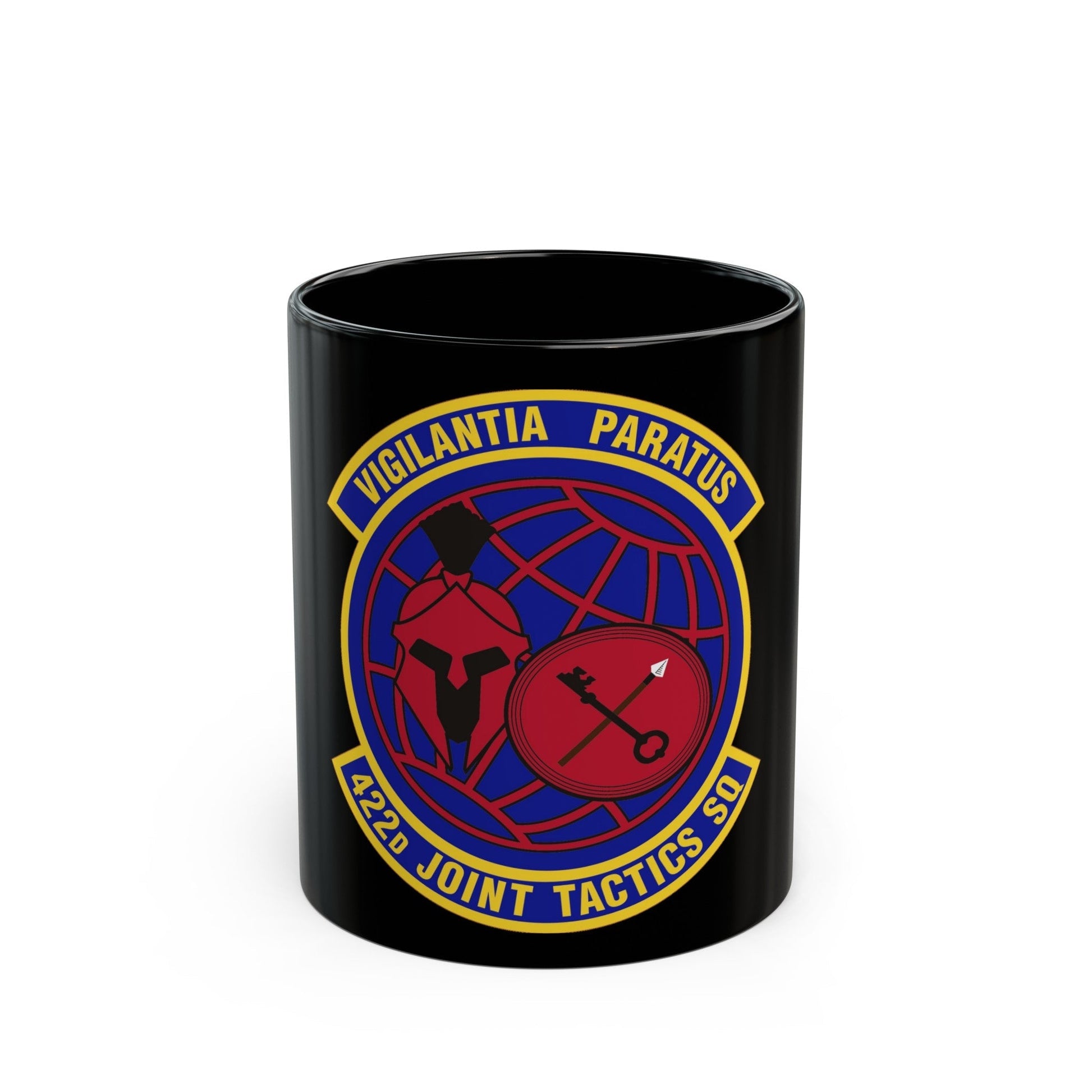 422d Joint Tactics Squadron (U.S. Air Force) Black Coffee Mug-11oz-The Sticker Space