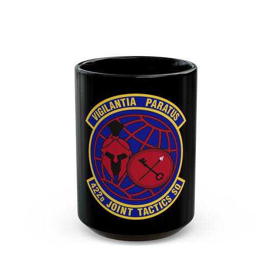 422d Joint Tactics Squadron (U.S. Air Force) Black Coffee Mug-15oz-The Sticker Space