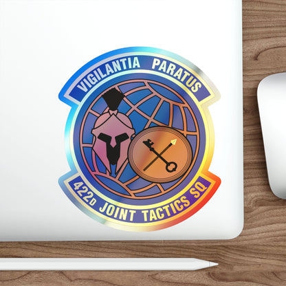 422d Joint Tactics Squadron (U.S. Air Force) Holographic STICKER Die-Cut Vinyl Decal-The Sticker Space