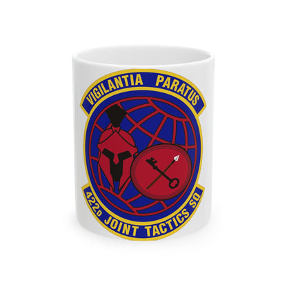 422d Joint Tactics Squadron (U.S. Air Force) White Coffee Mug-11oz-The Sticker Space