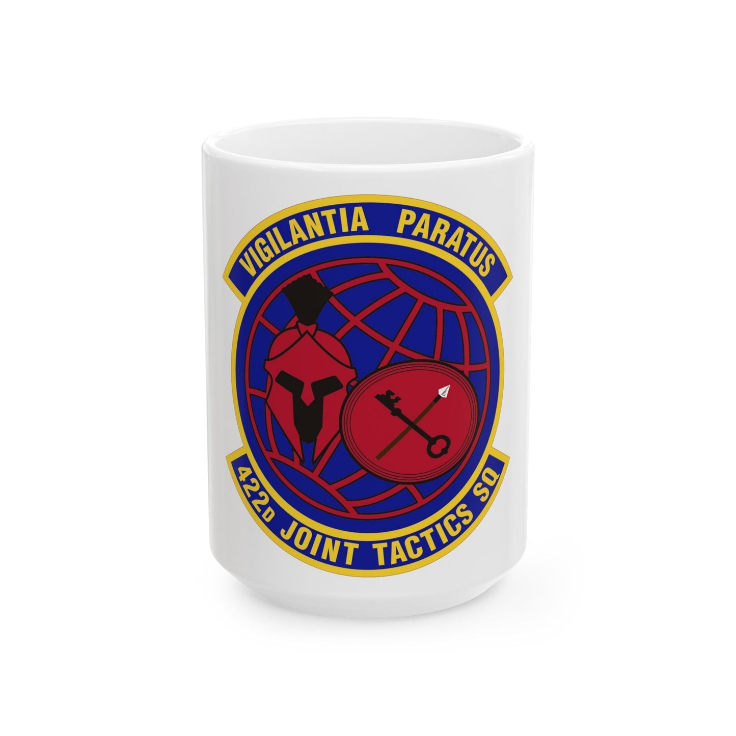 422d Joint Tactics Squadron (U.S. Air Force) White Coffee Mug-15oz-The Sticker Space