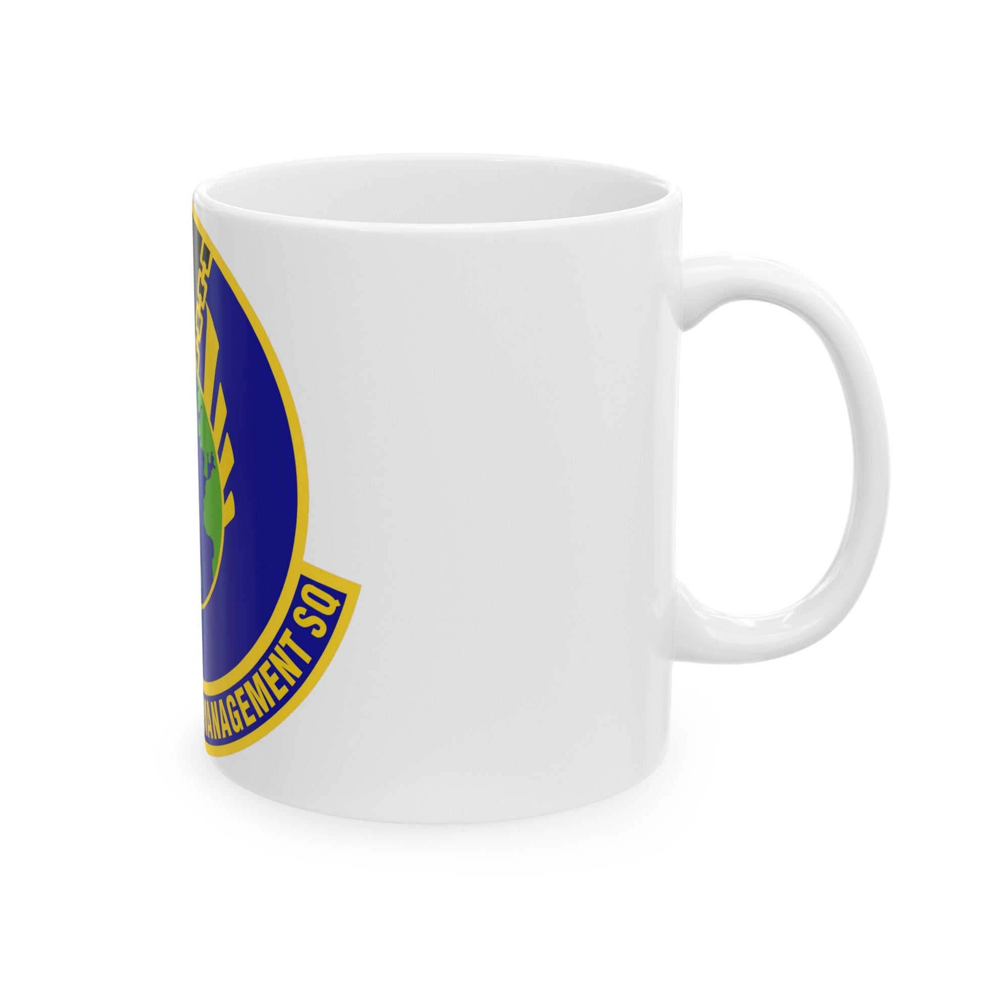 422d Supply Chain Management Squadron (U.S. Air Force) White Coffee Mug-The Sticker Space
