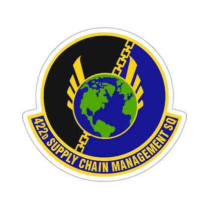 422d Supply Chain Management Squadron (U.S. Air Force) STICKER Vinyl Die-Cut Decal 3 Inch - The Sticker Space
