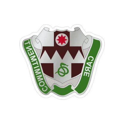 423 Medical Battalion (U.S. Army) REVERSE PRINT Transparent Die-Cut STICKER - The Sticker Space