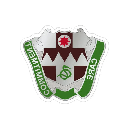 423 Medical Battalion (U.S. Army) REVERSE PRINT Transparent Die-Cut STICKER - The Sticker Space