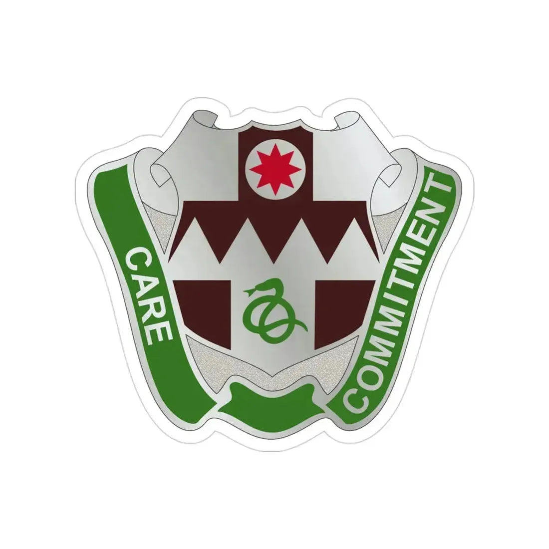 423 Medical Battalion (U.S. Army) Transparent STICKER Die-Cut Vinyl Decal - The Sticker Space