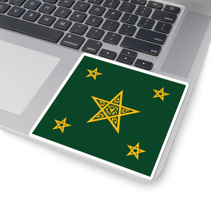 Alaouite dynasty Flag (Morocco) STICKER Vinyl Kiss-Cut Decal