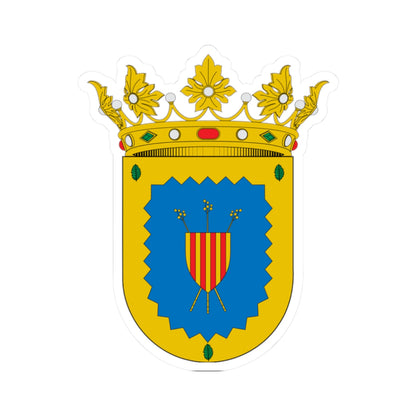 Escudo de Luesma (Spain) (Coat of Arms) STICKER Vinyl Kiss-Cut Decal