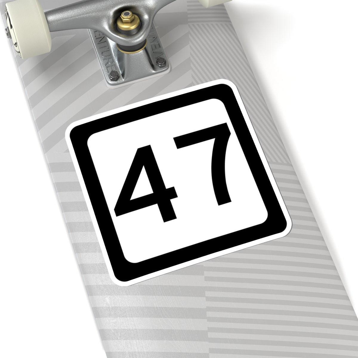 WV-47 (Virginia) (Road Sign) STICKER Vinyl Kiss-Cut Decal