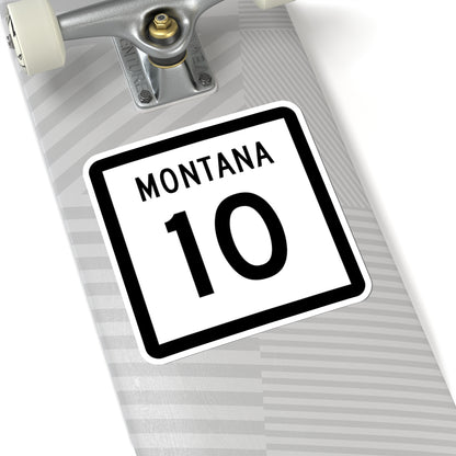 MT-10 (Montana) (Road Sign) STICKER Vinyl Kiss-Cut Decal