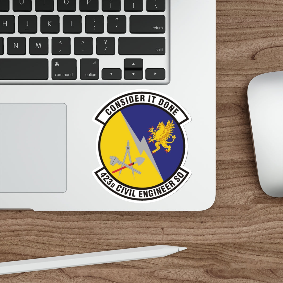 423d Civil Engineer Squadron (U.S. Air Force) STICKER Vinyl Die-Cut Decal-The Sticker Space