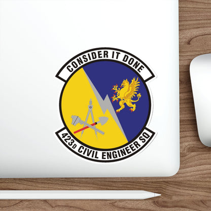 423d Civil Engineer Squadron (U.S. Air Force) STICKER Vinyl Die-Cut Decal-The Sticker Space