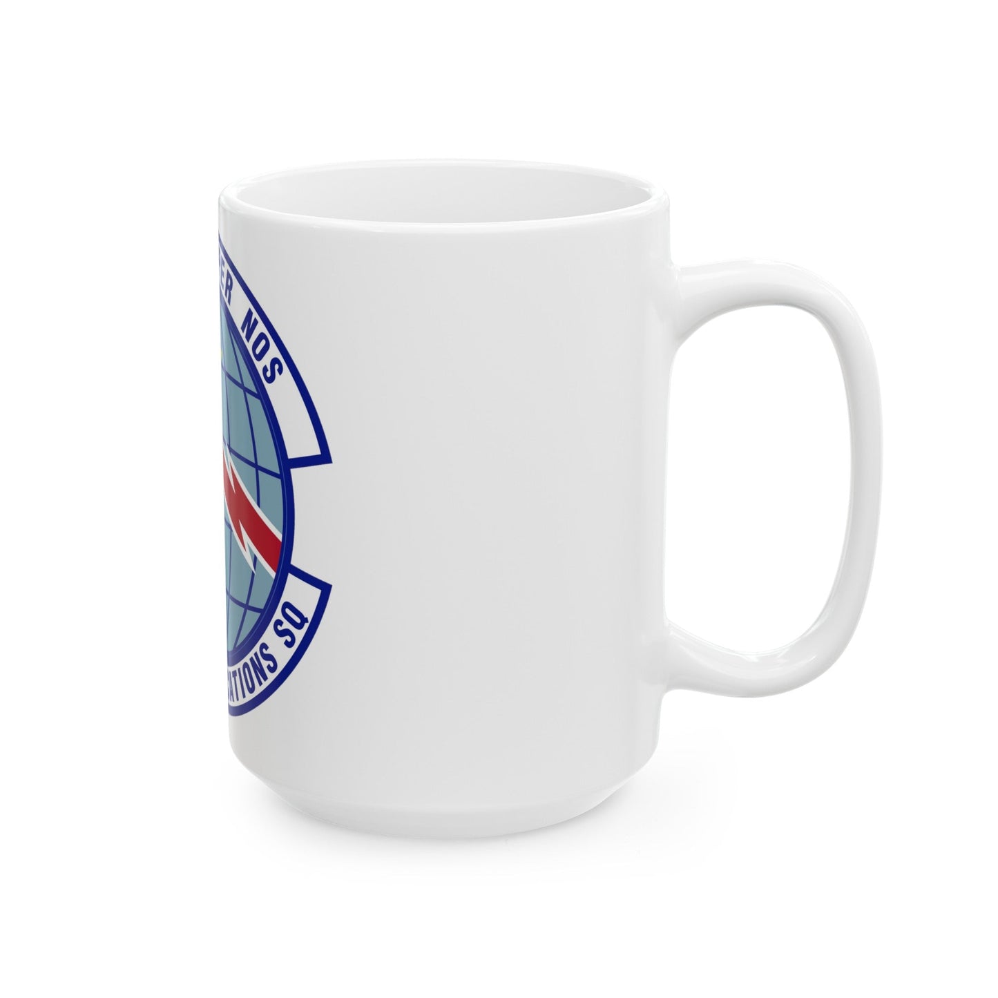 423d Communications Squadron (U.S. Air Force) White Coffee Mug-The Sticker Space