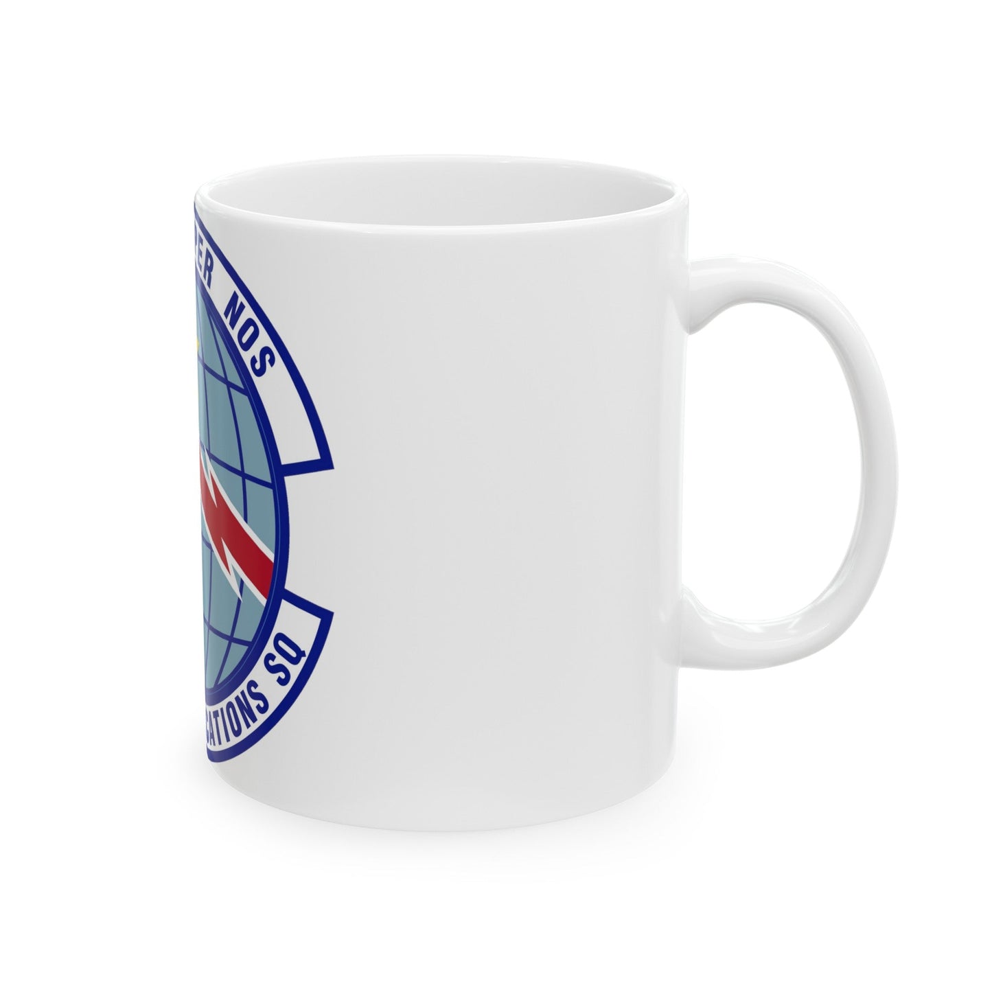 423d Communications Squadron (U.S. Air Force) White Coffee Mug-The Sticker Space