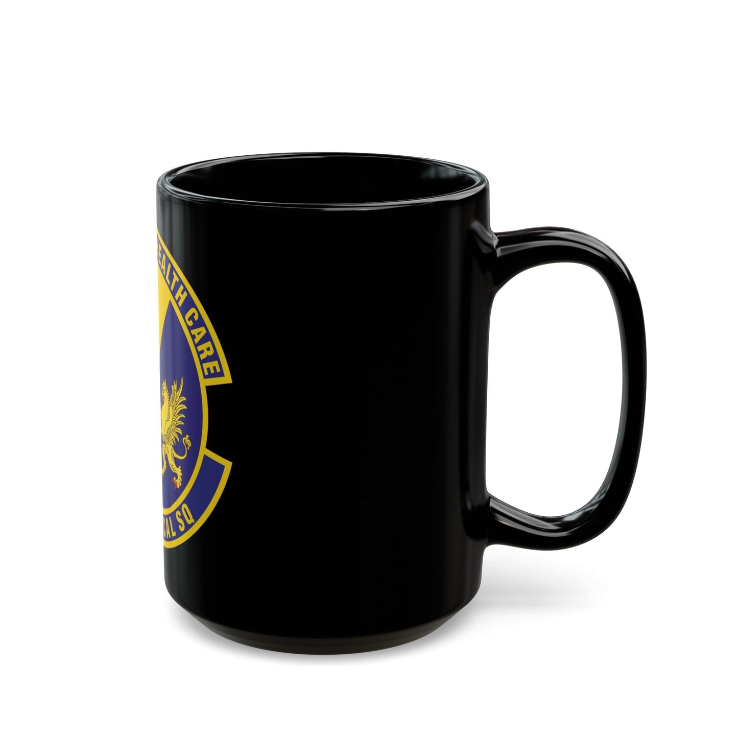 423d Medical Squadron (U.S. Air Force) Black Coffee Mug-The Sticker Space