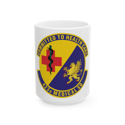 423d Medical Squadron (U.S. Air Force) White Coffee Mug-15oz-The Sticker Space