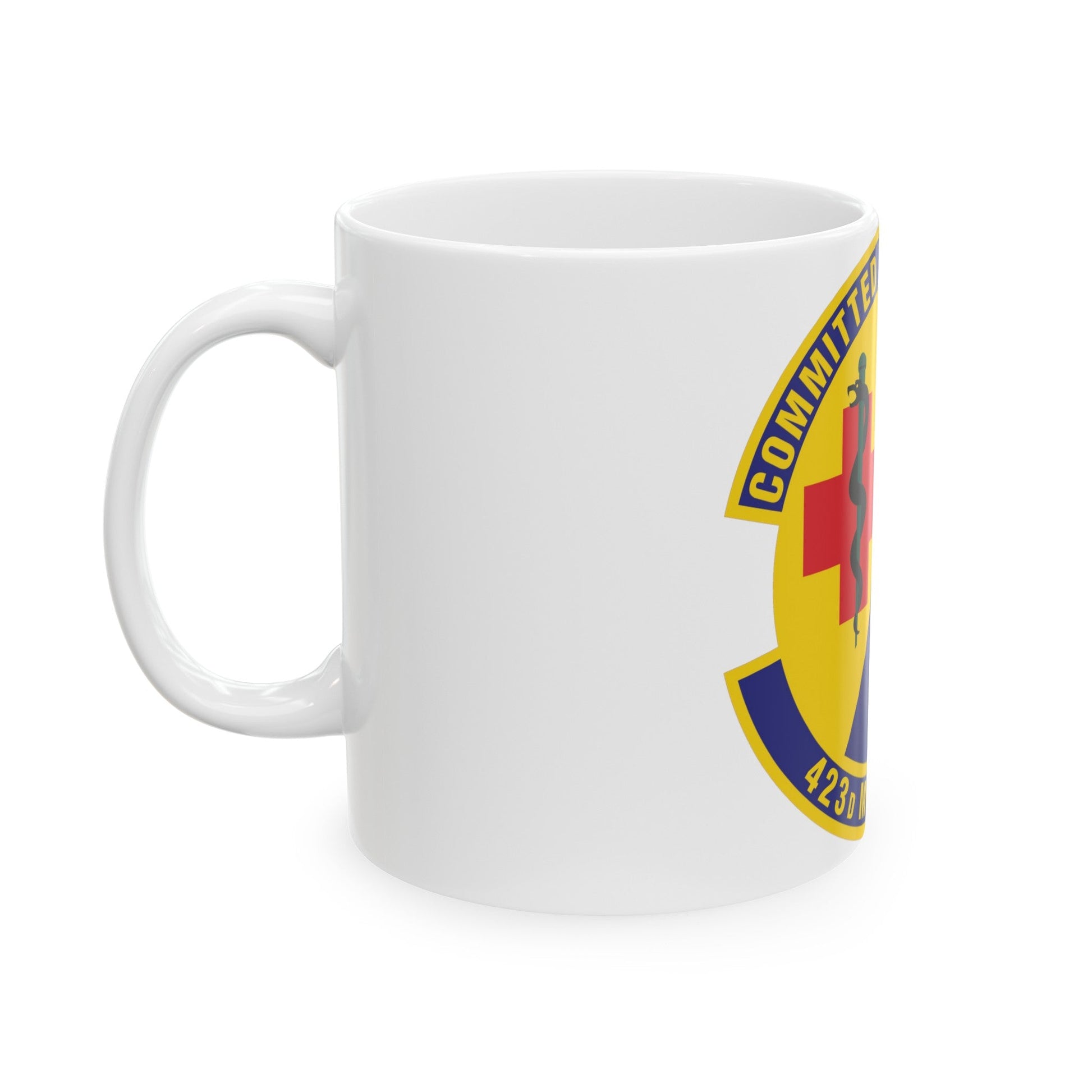 423d Medical Squadron (U.S. Air Force) White Coffee Mug-The Sticker Space