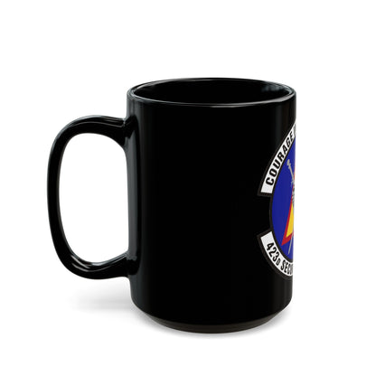 423d Security Forces Squadron (U.S. Air Force) Black Coffee Mug-The Sticker Space