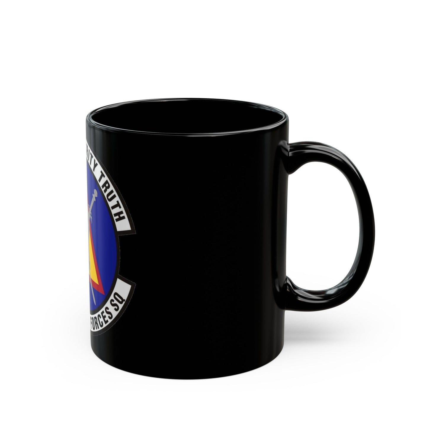 423d Security Forces Squadron (U.S. Air Force) Black Coffee Mug-The Sticker Space