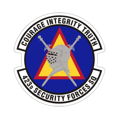 423d Security Forces Squadron (U.S. Air Force) STICKER Vinyl Die-Cut Decal-White-The Sticker Space