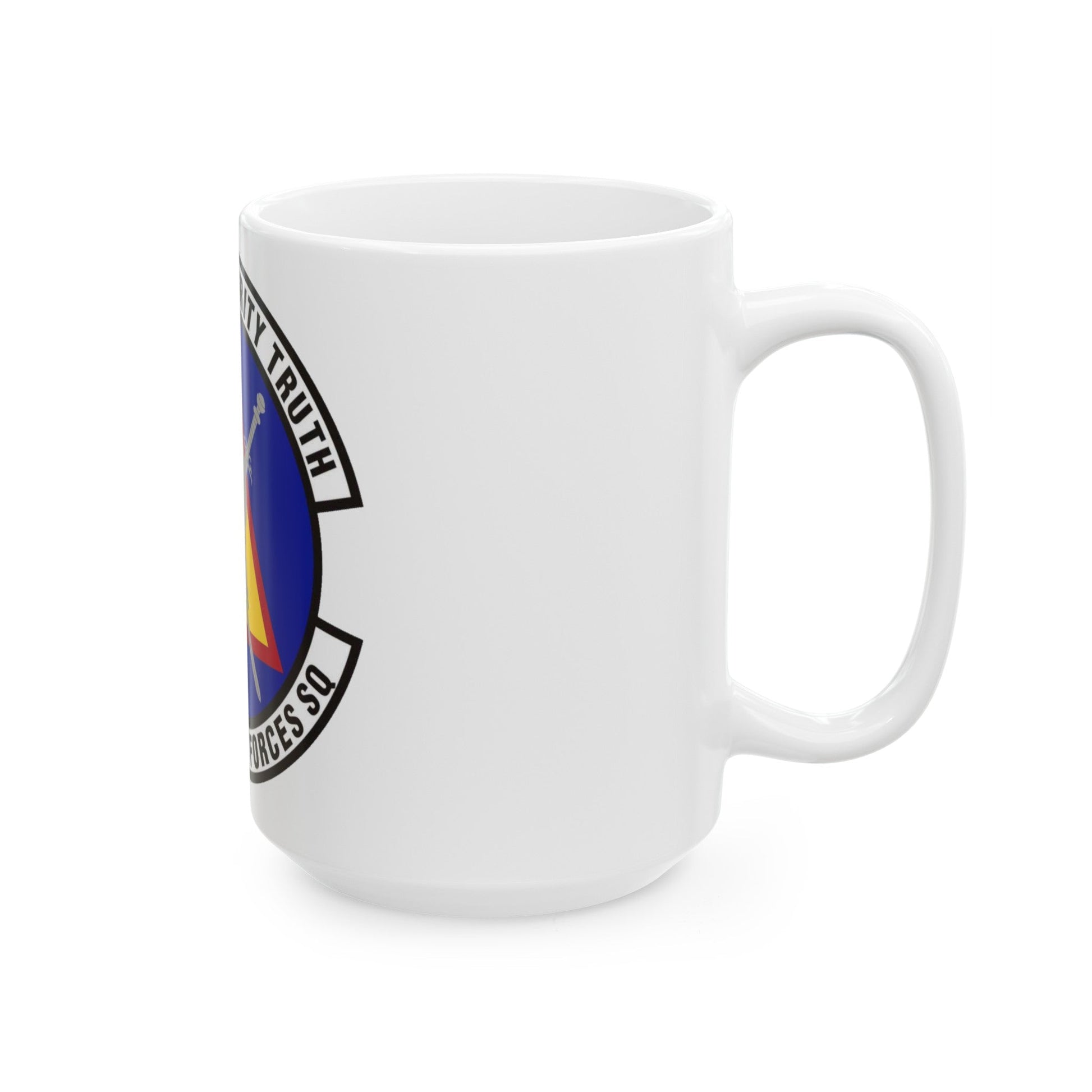 423d Security Forces Squadron (U.S. Air Force) White Coffee Mug-The Sticker Space