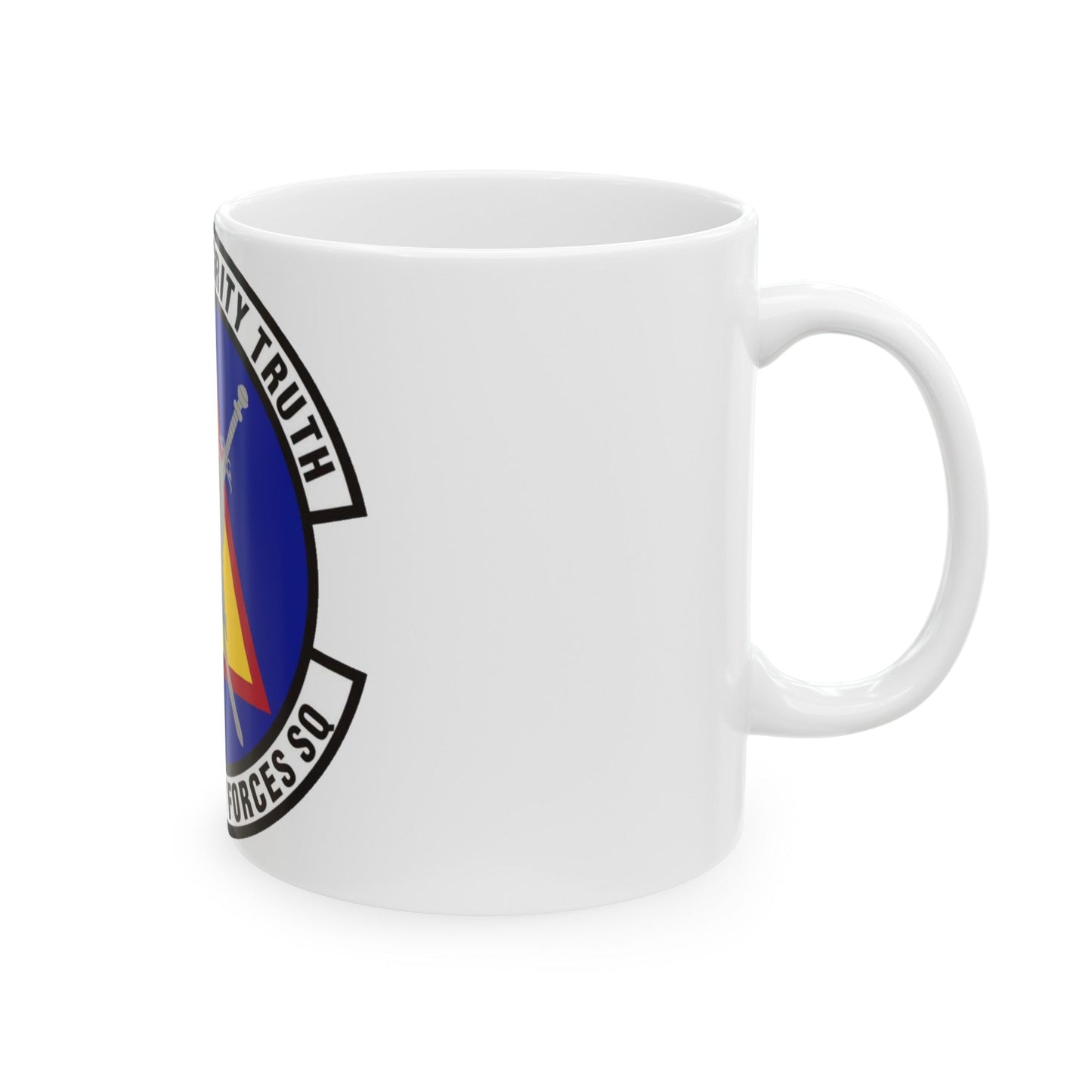 423d Security Forces Squadron (U.S. Air Force) White Coffee Mug-The Sticker Space