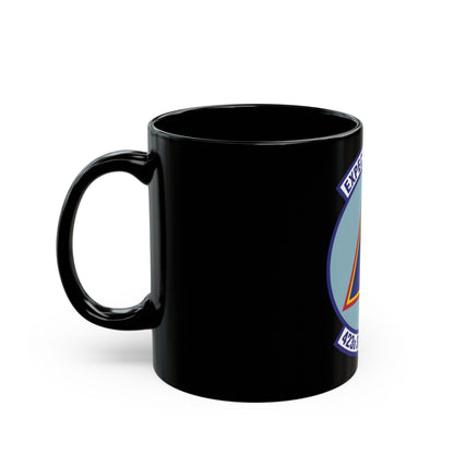 423d Services Squadron (U.S. Air Force) Black Coffee Mug-The Sticker Space