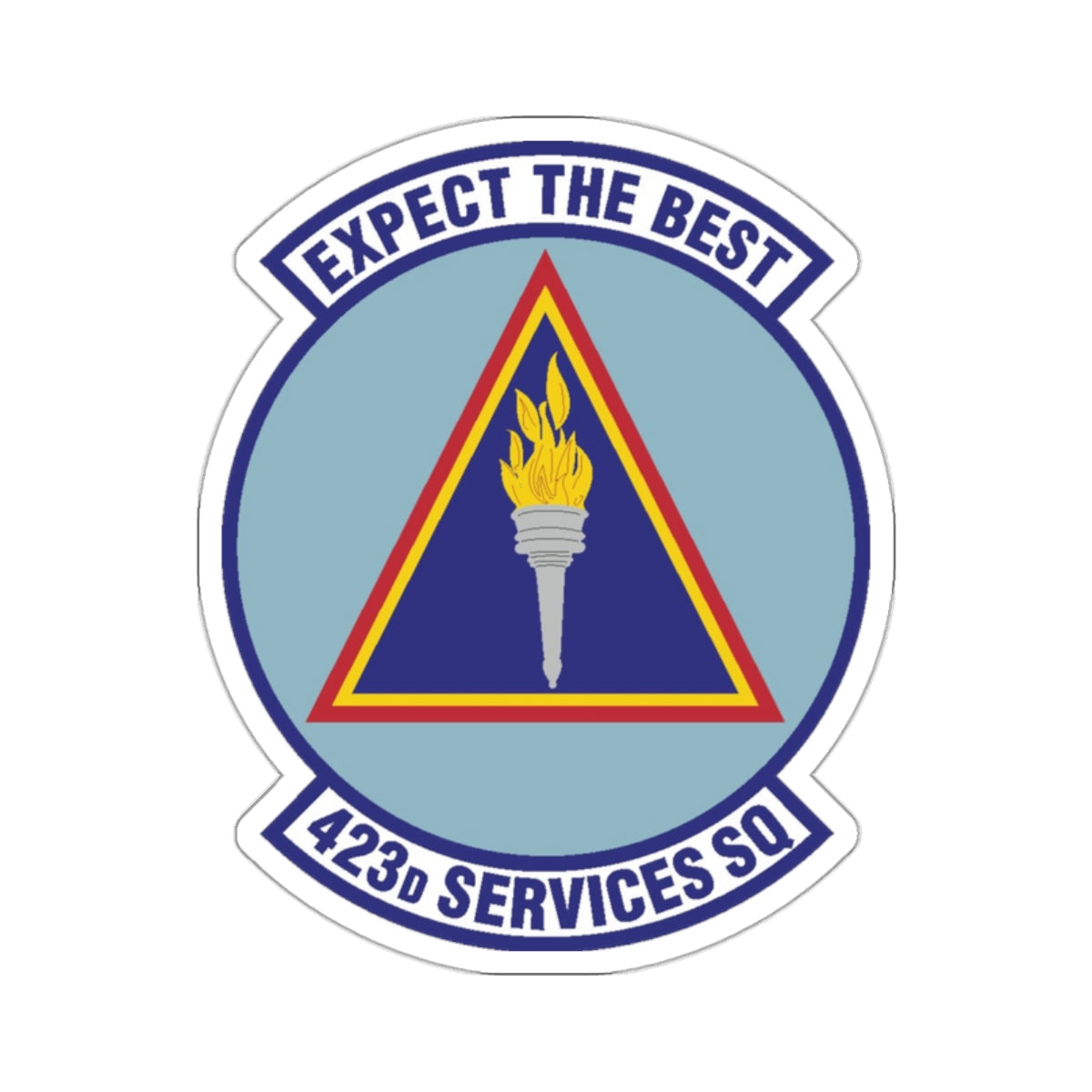 423d Services Squadron (U.S. Air Force) STICKER Vinyl Die-Cut Decal-White-The Sticker Space