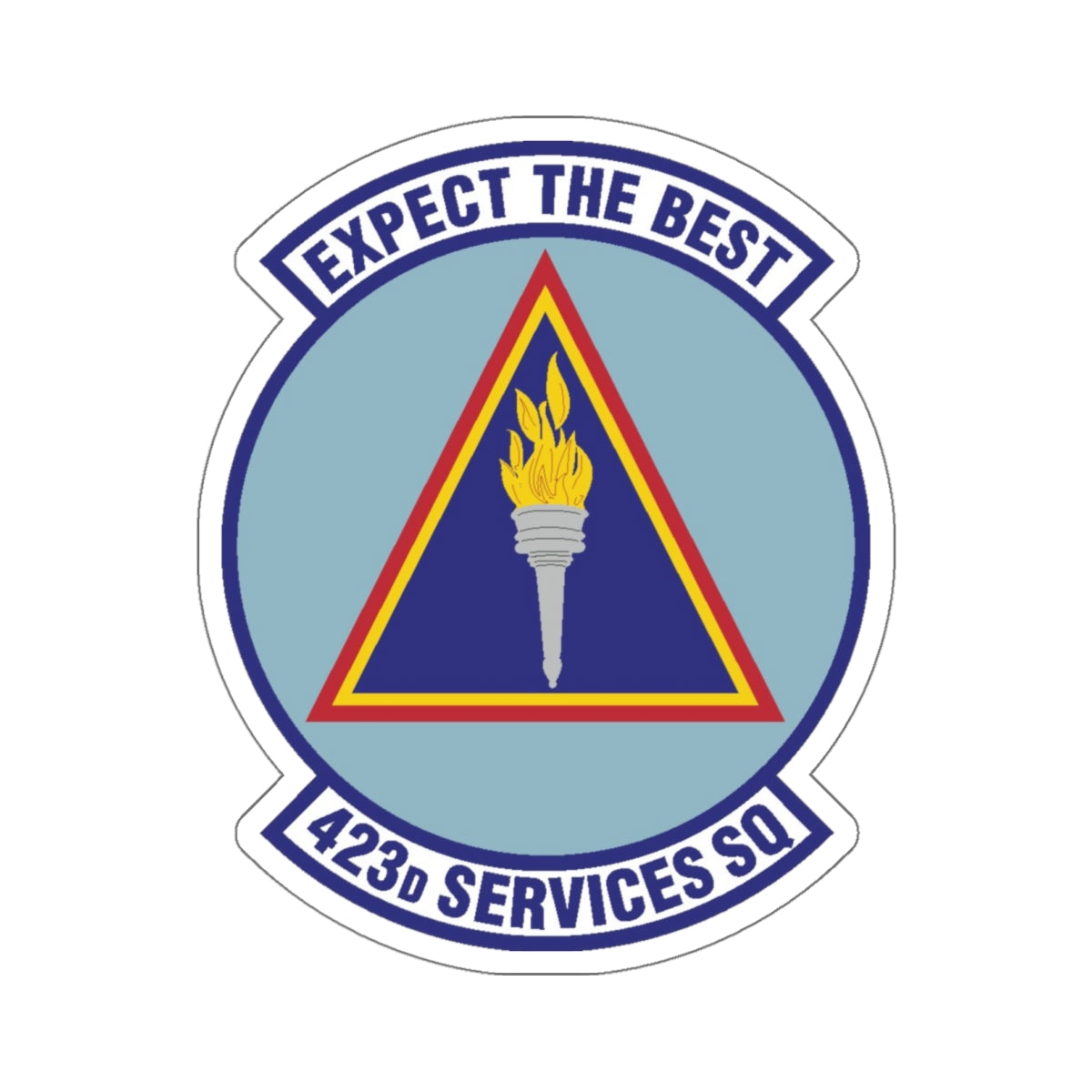 423d Services Squadron (U.S. Air Force) STICKER Vinyl Die-Cut Decal-White-The Sticker Space