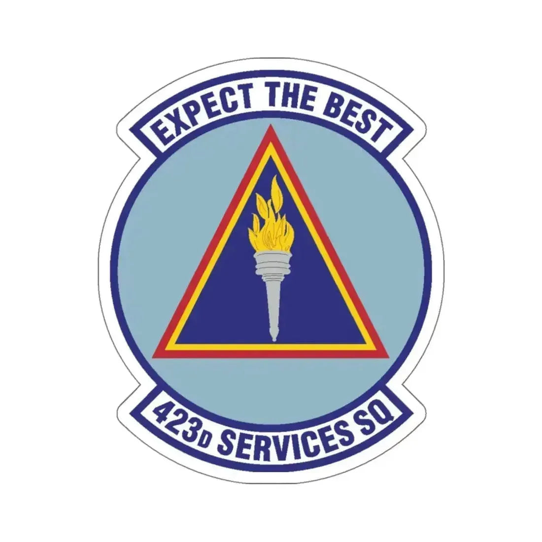 423d Services Squadron (U.S. Air Force) STICKER Vinyl Die-Cut Decal 6 Inch - The Sticker Space