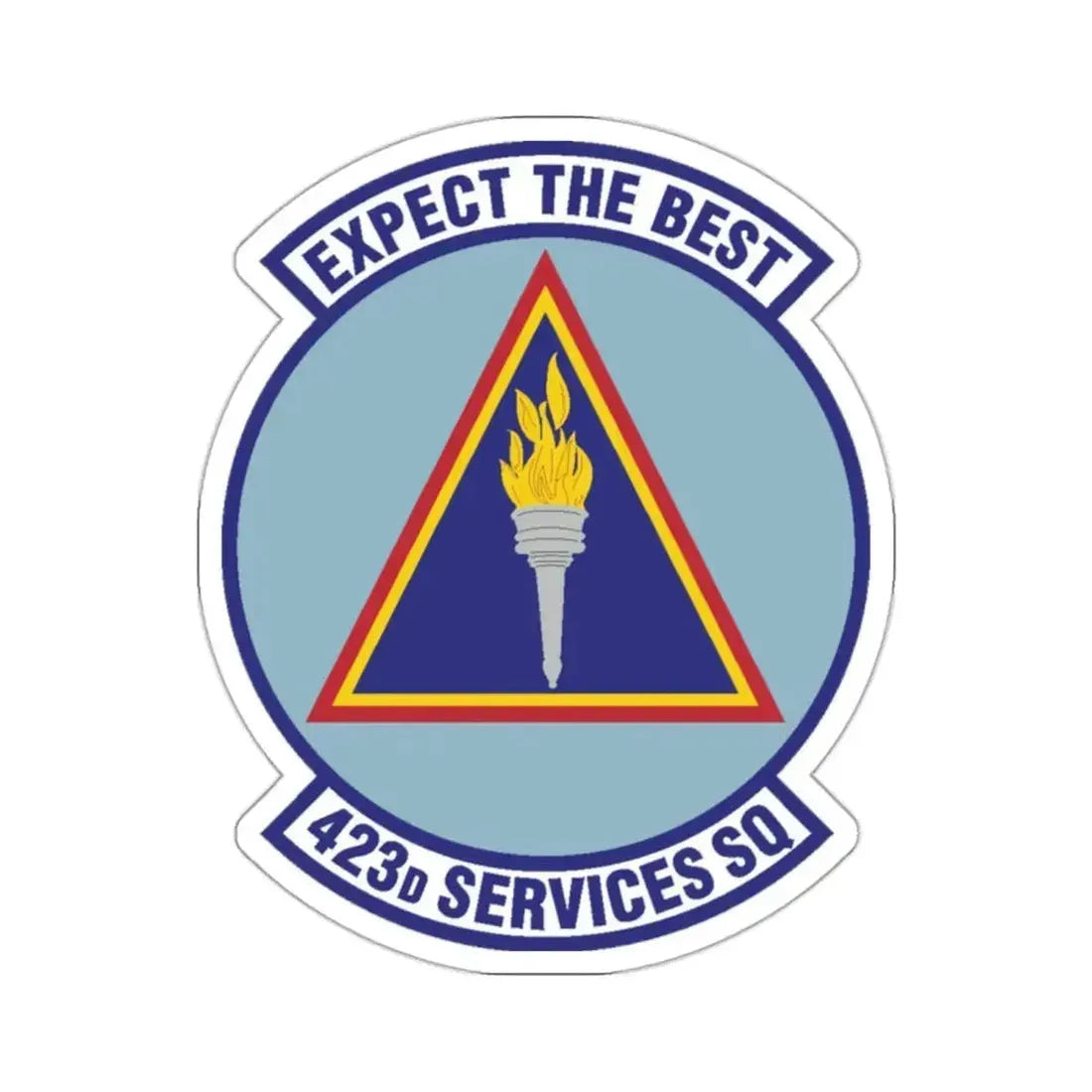 423d Services Squadron (U.S. Air Force) STICKER Vinyl Die-Cut Decal - The Sticker Space