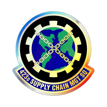 423d Supply Chain Management Squadron (U.S. Air Force) Holographic STICKER Die-Cut Vinyl Decal - The Sticker Space