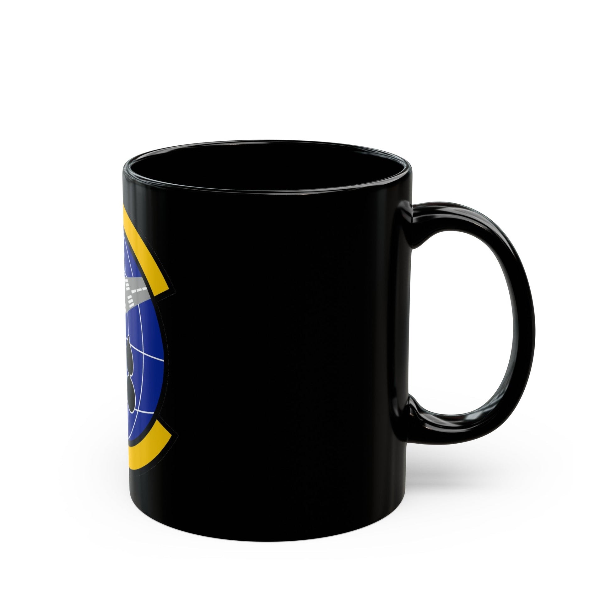 424 Air Base Squadron USAFE (U.S. Air Force) Black Coffee Mug-The Sticker Space