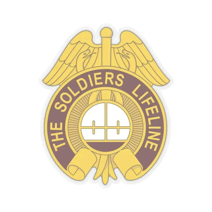 424 Medical Battalion (U.S. Army) STICKER Vinyl Kiss-Cut Decal 3 Inch Transparent - The Sticker Space