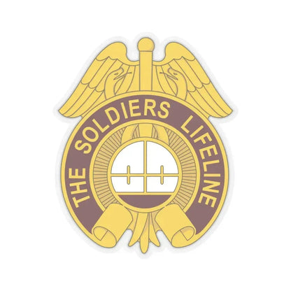 424 Medical Battalion (U.S. Army) STICKER Vinyl Kiss-Cut Decal 6 Inch Transparent - The Sticker Space