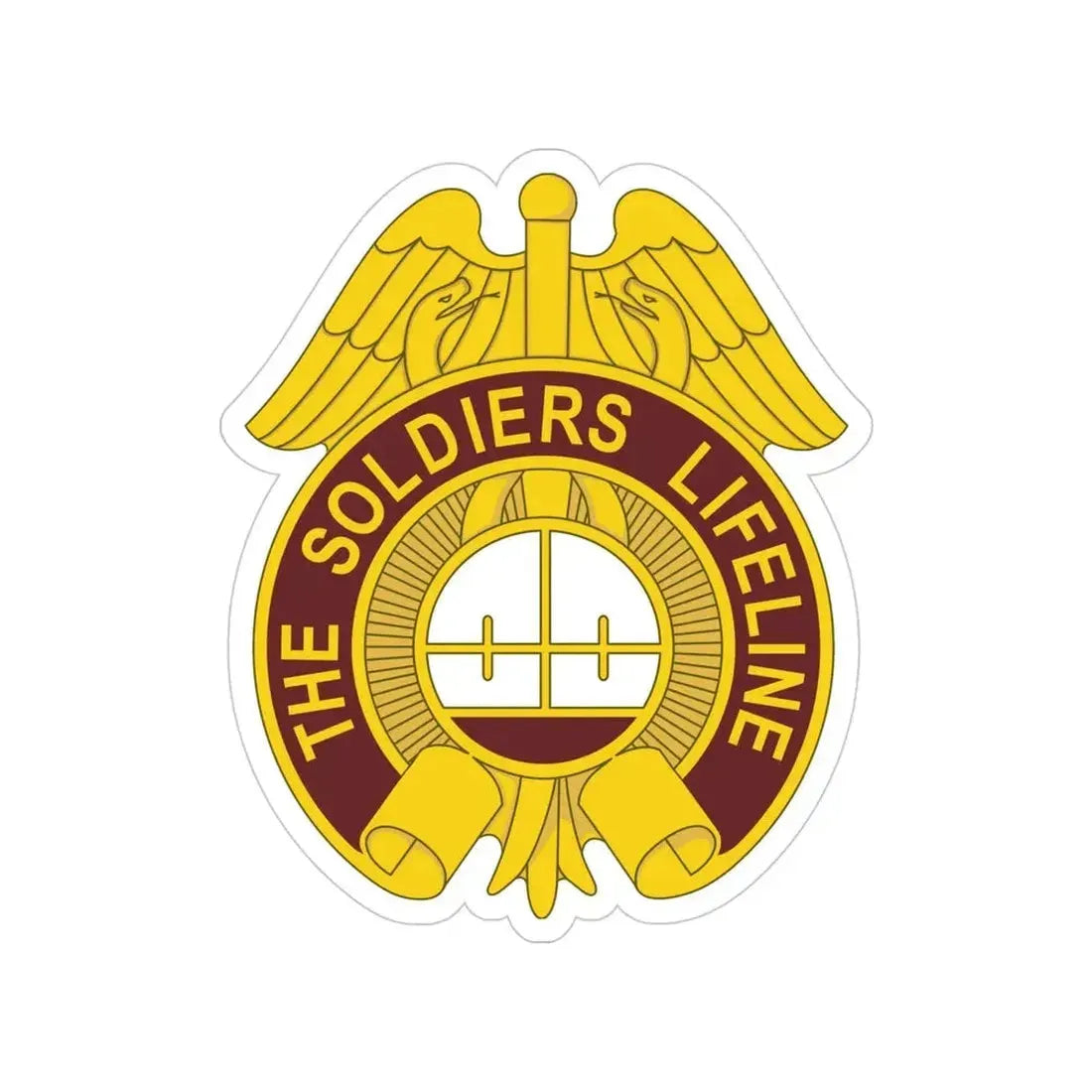 424 Medical Battalion (U.S. Army) Transparent STICKER Die-Cut Vinyl Decal - The Sticker Space