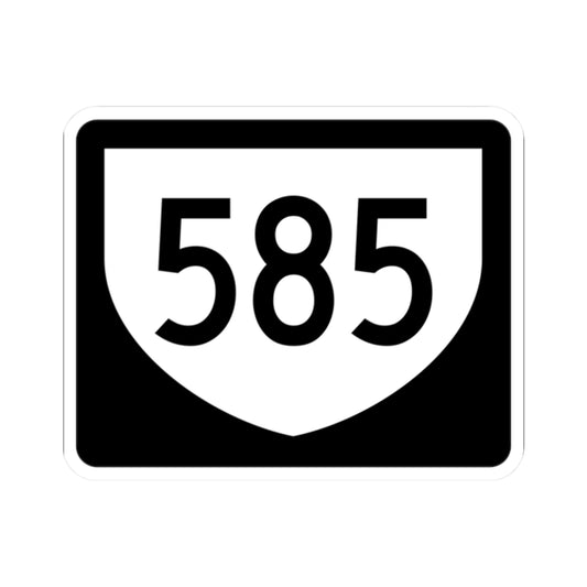 PR urban primary 585 (Puerto Rico) (Road Sign) STICKER Vinyl Kiss-Cut Decal