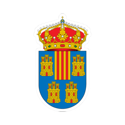 Escudo de Lascuarre (Spain) (Coat of Arms) STICKER Vinyl Kiss-Cut Decal