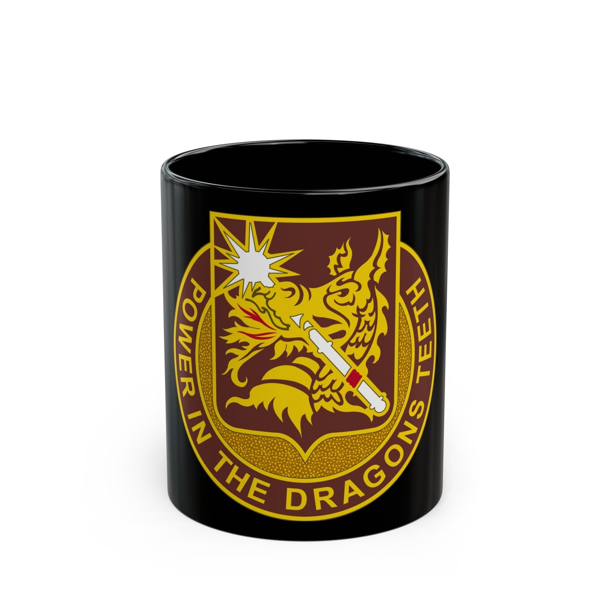 425 Medical Battalion (U.S. Army) Black Coffee Mug-11oz-The Sticker Space