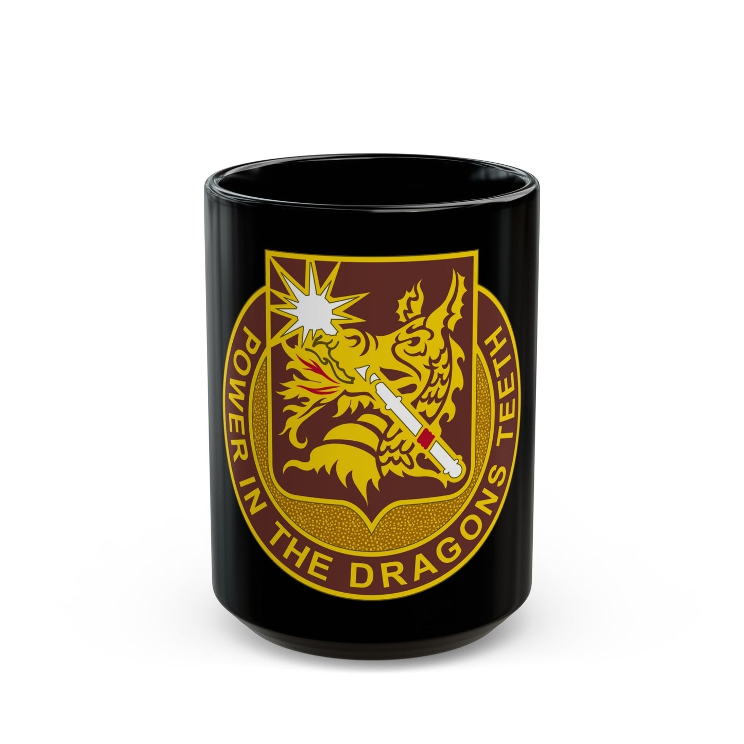 425 Medical Battalion (U.S. Army) Black Coffee Mug-15oz-The Sticker Space