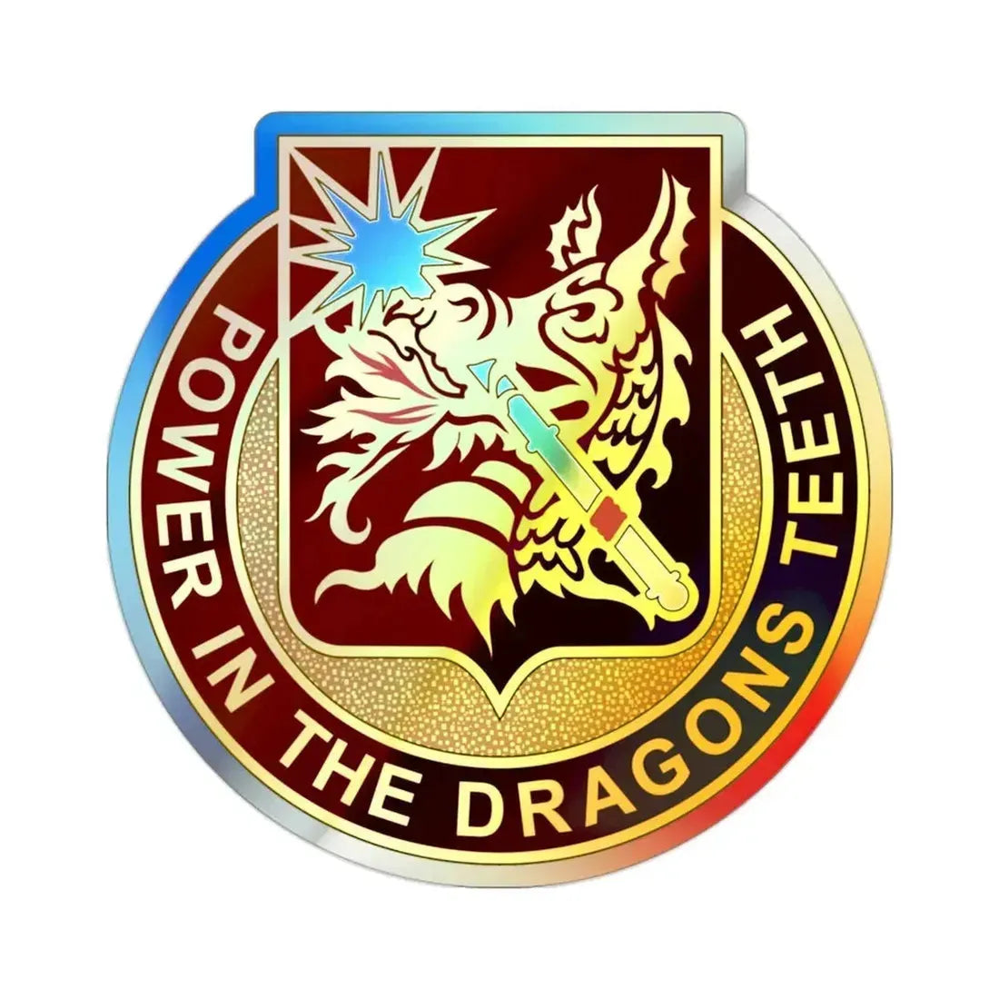 425 Medical Battalion (U.S. Army) Holographic STICKER Die-Cut Vinyl Decal - The Sticker Space