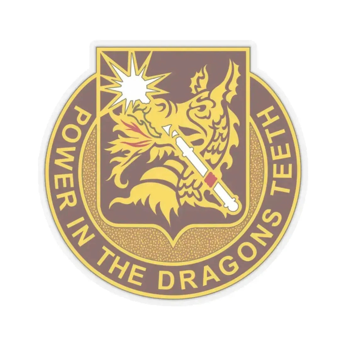 425 Medical Battalion (U.S. Army) STICKER Vinyl Kiss-Cut Decal 2 Inch Transparent - The Sticker Space