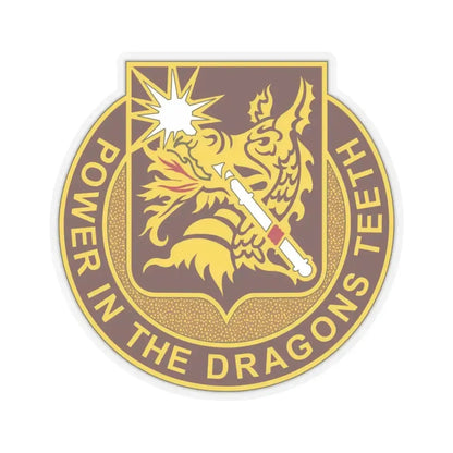 425 Medical Battalion (U.S. Army) STICKER Vinyl Kiss-Cut Decal 4 Inch Transparent - The Sticker Space