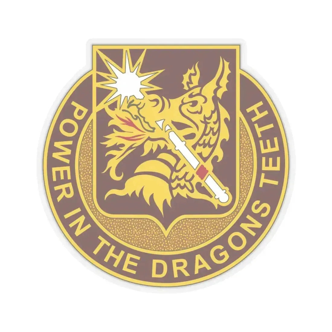 425 Medical Battalion (U.S. Army) STICKER Vinyl Kiss-Cut Decal 6 Inch Transparent - The Sticker Space