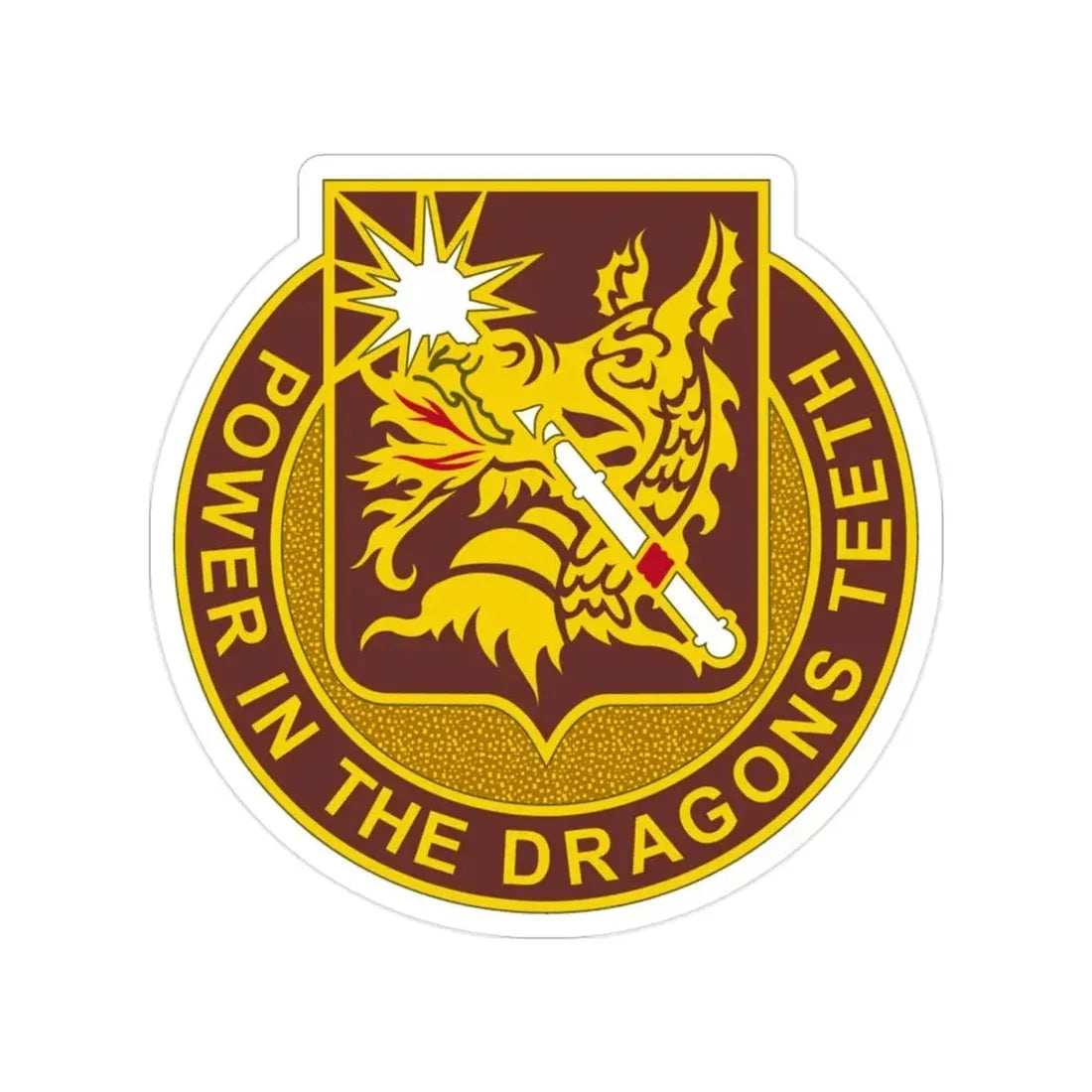 425 Medical Battalion (U.S. Army) Transparent STICKER Die-Cut Vinyl Decal - The Sticker Space