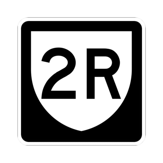 PR urban primary 2R (Puerto Rico) (Road Sign) STICKER Vinyl Kiss-Cut Decal