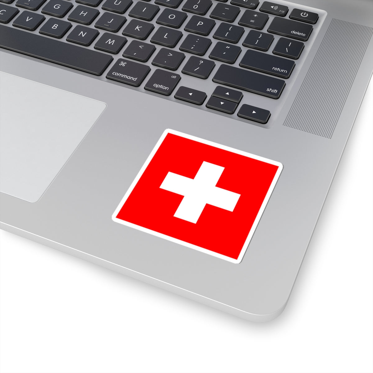 Flag of Switzerland 2-16-2 (Switzerland) STICKER Vinyl Kiss-Cut Decal