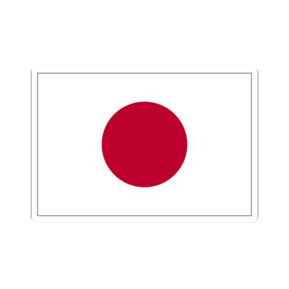 Flag of Japanbordered (Japan) STICKER Vinyl Kiss-Cut Decal