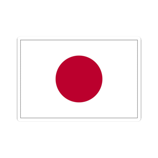 Flag of Japanbordered (Japan) STICKER Vinyl Kiss-Cut Decal