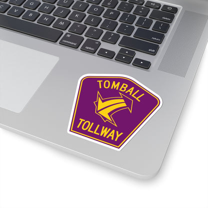 Tomball Tollway (Texas) (Road Sign) STICKER Vinyl Kiss-Cut Decal
